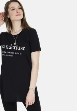 LELA Camiseta Estampada - Black , Mujer -LELA Ventas 2024 84e695803e784e61b6d8647c2ee3a404