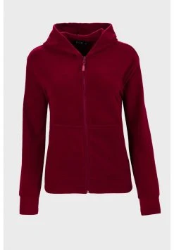 LELA REGULAR FIT - Sudadera Con Cremallera - Bordeaux , Mujer