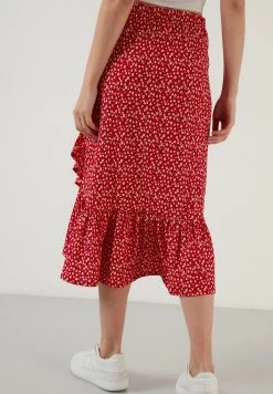 LELA REGULAR FIT - Falda Acampanada - Red, Mujer -LELA Ventas 2024 87071019f89444928d8ea774a303889d