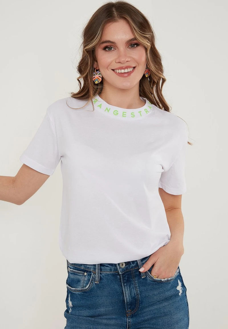 CREW NECK - Camiseta estampada - white neon green LELA CREW NECK - Camiseta Estampada - White Neon Green , Mujer -LELA Ventas 2024 887ad38f9af240dd876c2d2a14223881