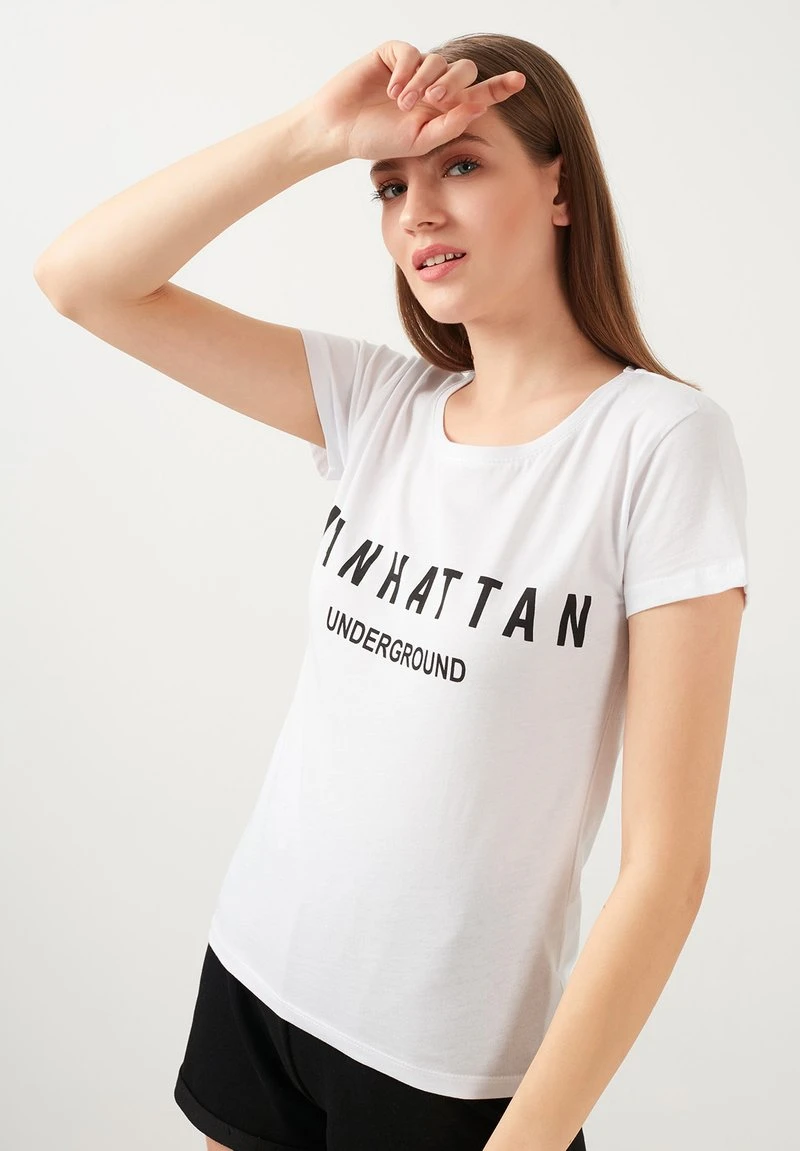 Camiseta estampada - white LELA Camiseta Estampada - White , Mujer -LELA Ventas 2024 88e97a410dac40b9b46294188bb937d4