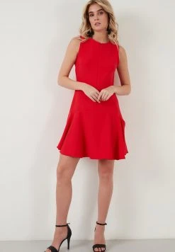 LELA Vestido Informal - Red , Mujer -LELA Ventas 2024 8918225bc6a34e03af7b009492f5cbd4