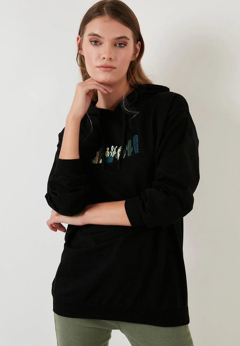HOODED REGULAR FIT - Jersey con capucha - black LELA HOODED REGULAR FIT - Jersey Con Capucha - Black , Mujer -LELA Ventas 2024 8999c48465e34bfbbf3e6979724ee5e4