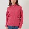LELA HIGH COLLAR ZIPPER - Forro Polar - Pink , Mujer