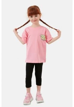 LELA REGULAR FIT T-SHIRT AND LEGGINGS - Leggings - Pink , Niños