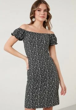 LELA Vestido De Tubo - Black, Mujer