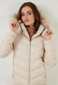 LELA Chaqueta De Invierno - Ecru , Mujer -LELA Ventas 2024 8e7bc4e81c5c4e6b8b8e8a624b04a3f2