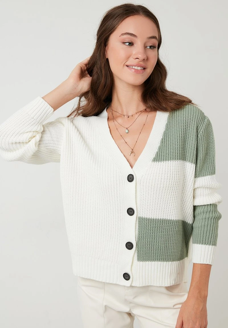 Chaqueta de punto - green, white LELA Chaqueta De Punto - Green, White , Mujer -LELA Ventas 2024 8fbb98bdd3db4b008c46ecb688ac66c7