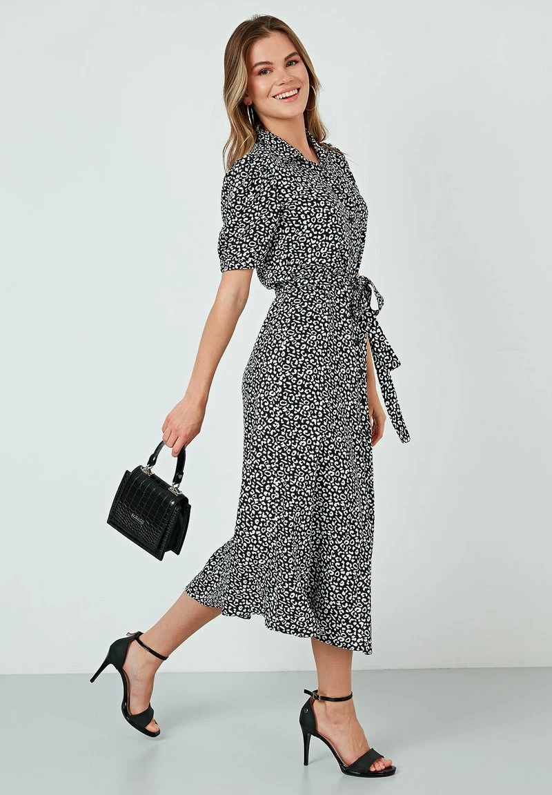 Vestido camisero - black-white LELA Vestido Camisero - Black-white , Mujer -LELA Ventas 2024 8fd6581d7c6047999b73bdba734f8bfe