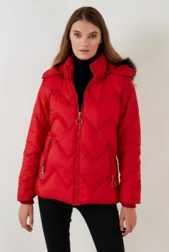 LELA Chaqueta De Invierno - Red , Mujer