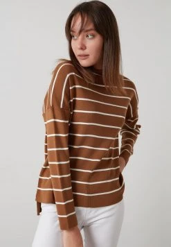 LELA Jersey De Punto - Brown Ecru , Mujer -LELA Ventas 2024 91092aa4c23843a1bbf504fedeb6087e