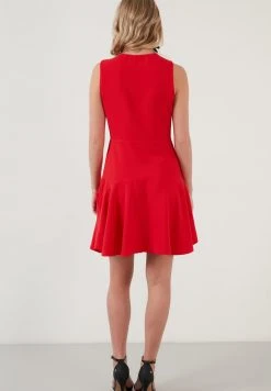 LELA Vestido Informal - Red , Mujer -LELA Ventas 2024 912b106e2d65426ba5cb87f7d83ea665