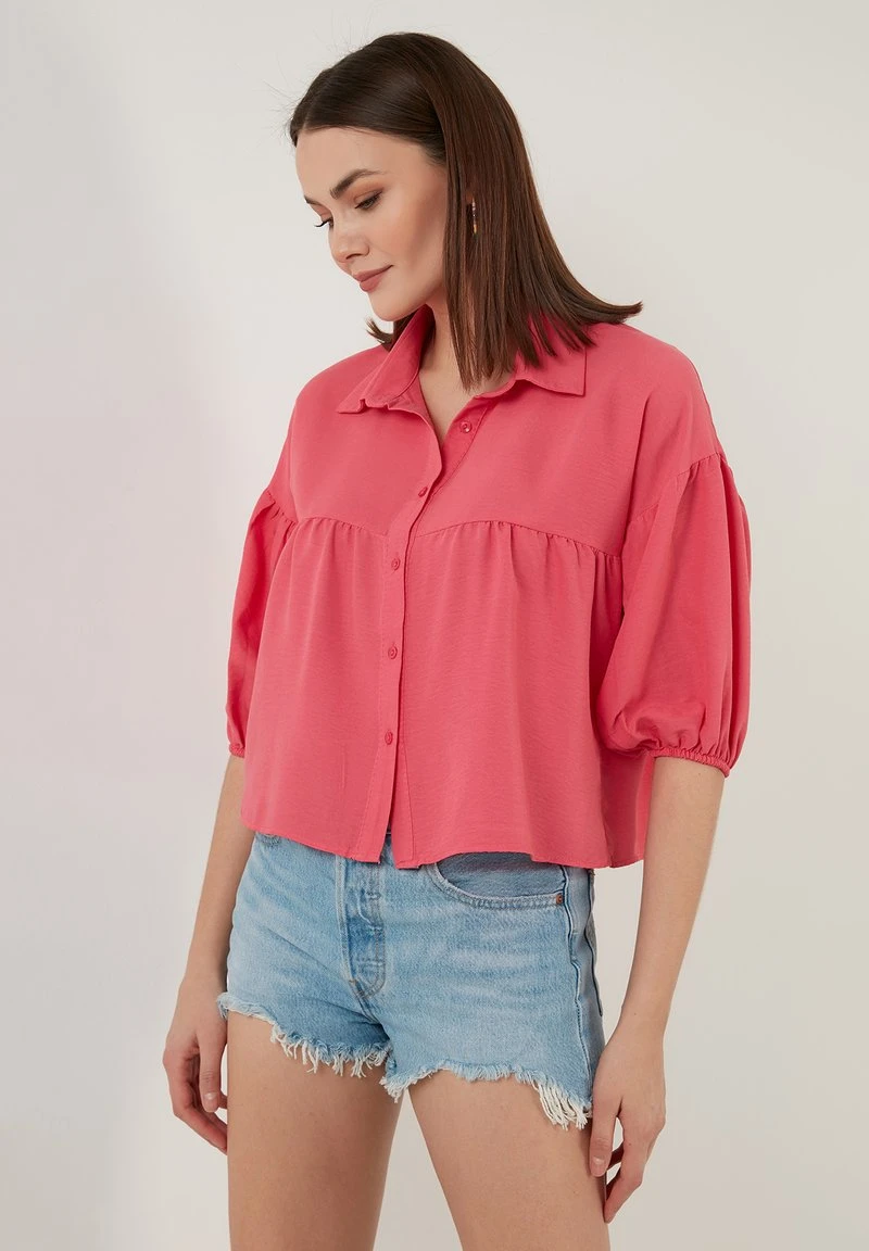 LELA LOOSE FIT - Camisa - Fuchsia, Mujer 5 LELA LOOSE FIT - Camisa - Fuchsia, Mujer - Imagen 5