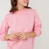 LELA HIGH COLLAR BASIC SWEATSHIRT - Sudadera - Pink, Mujer