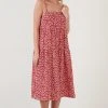 LELA LONG - Vestido Ligero - Red , Mujer