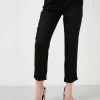 LELA HIGH WAIST TROUSERS - Pantalones - Black, Mujer