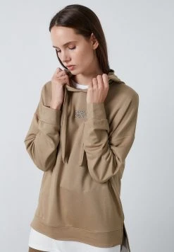 LELA Jersey Con Capucha - Khaki , Mujer
