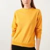 LELA SLIM FIT - Sudadera - Yellow , Mujer