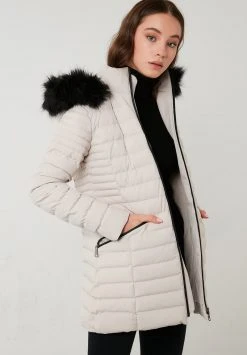 LELA KYLIE - Abrigo De Invierno - Ecru , Mujer -LELA Ventas 2024 9e155371fc844699904a61c17c75fbce