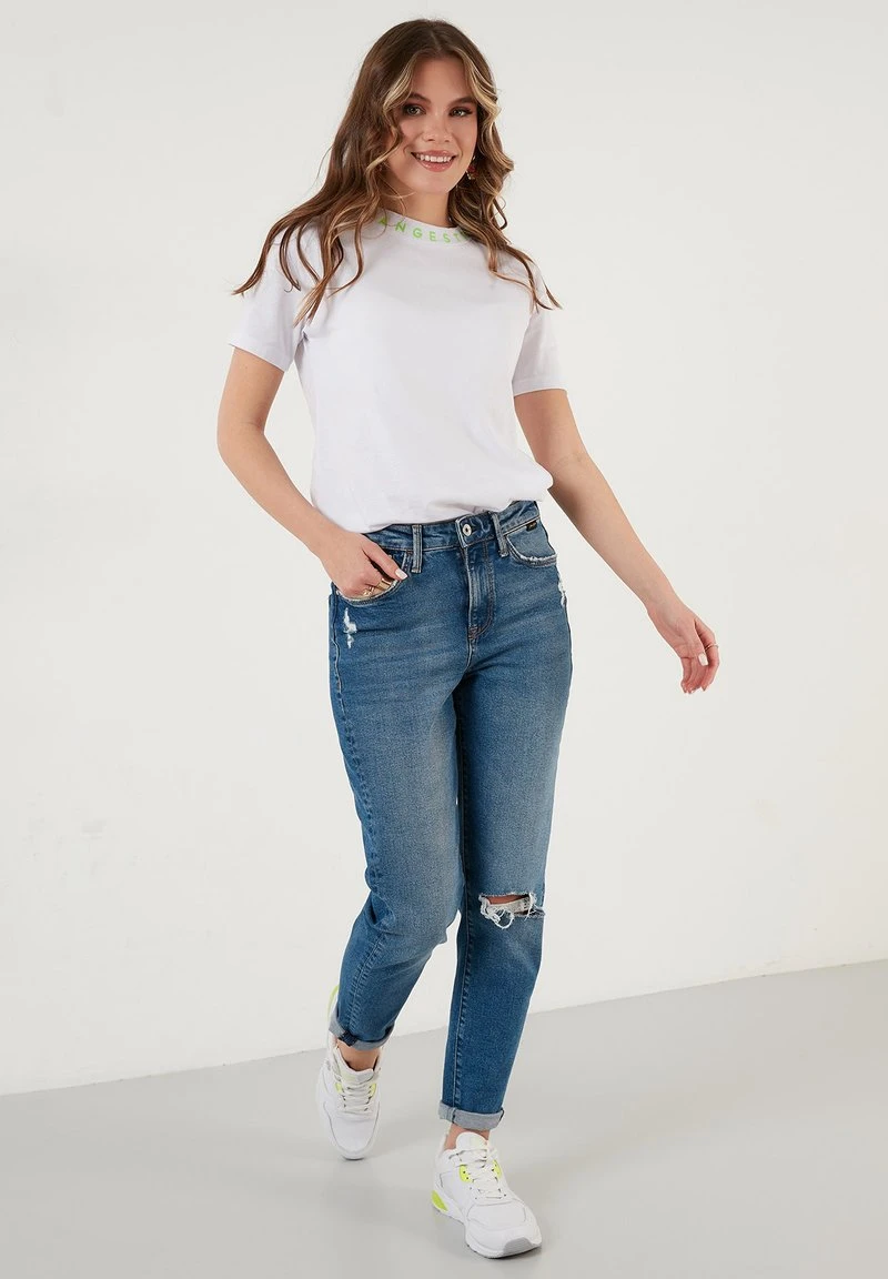 CREW NECK - Camiseta estampada - white neon green LELA CREW NECK - Camiseta Estampada - White Neon Green , Mujer -LELA Ventas 2024 9f23407e097c4851872acfac3b301c81