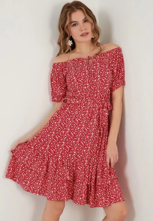 LELA Vestido Informal - Red, Mujer 6 LELA Vestido Informal - Red, Mujer -LELA Ventas 2024 a0a43fb0bffd4c2fb81f3125a32ba657