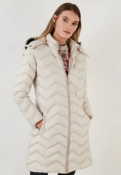 LELA INFLATABLE - Abrigo De Invierno - Off-white, Mujer