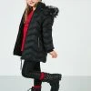 LELA - Abrigo De Invierno - Black , Niños