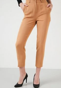 LELA Pantalones - Camel , Mujer