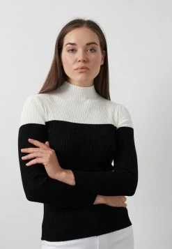 LELA Jersey De Punto - Ecru-black, Mujer -LELA Ventas 2024 a56e5eed40ef435d9d96f583dcfae2b6