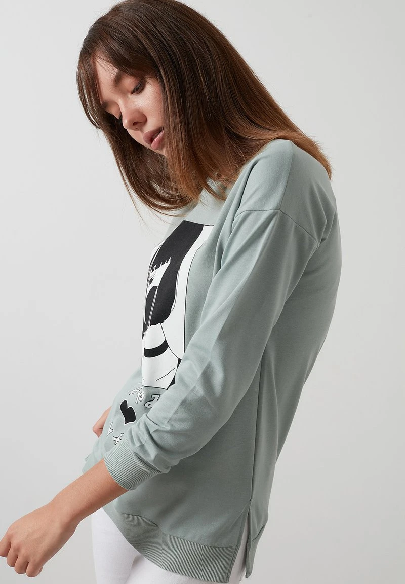 LELA Sudadera - Almond Green , Mujer 2 LELA Sudadera - Almond Green , Mujer - Imagen 2