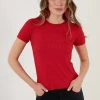 LELA Camiseta Estampada - Red , Mujer