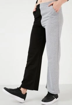 LELA Pantalones Deportivos - Black-grey , Mujer -LELA Ventas 2024 a7aed711426b4dd3bc304009f7a9a331