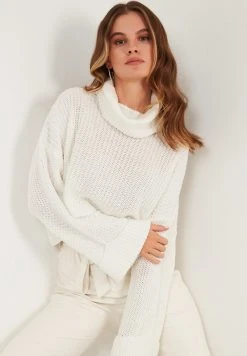 LELA Jersey De Punto - Ecru , Mujer -LELA Ventas 2024 a7fb616058f04cb59edc467457160e8c