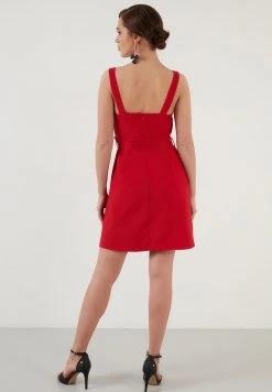LELA Vestido Informal - Red , Mujer -LELA Ventas 2024 aa4ffdfd094046189fb773d5b64ce5ae