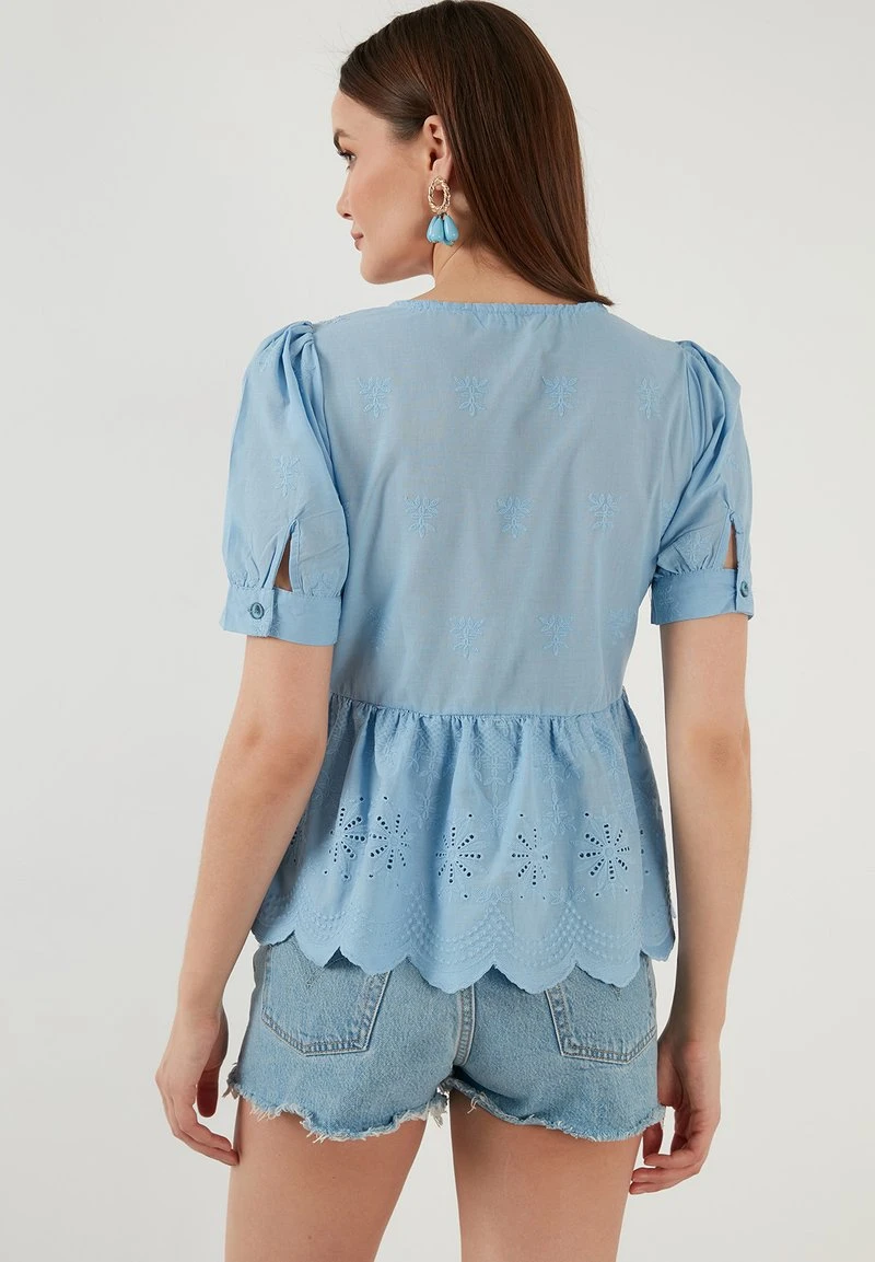 REGULAR FIT - Blusa - blue LELA REGULAR FIT - Blusa - Blue , Mujer -LELA Ventas 2024 aaa00283b3c94408921507624bc5967b