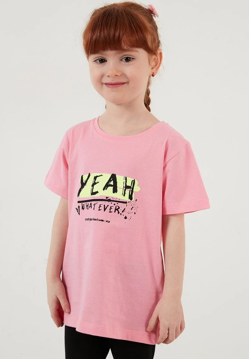 LELA REGULAR FIT T-SHIRT AND LEGGINGS - Leggings - Pink , Niños 2 LELA REGULAR FIT T-SHIRT AND LEGGINGS - Leggings - Pink , Niños - Imagen 2