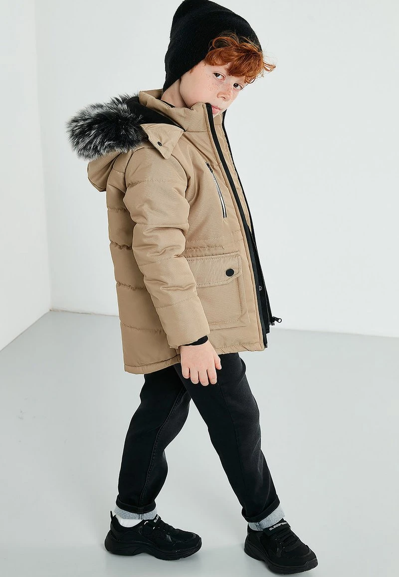 LELA Chaqueta De Invierno - Camel , Niños 4 LELA Chaqueta De Invierno - Camel , Niños - Imagen 4