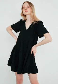 LELA Vestido Informal - Black, Mujer -LELA Ventas 2024 ac2c3bfc16c0434a8710dc235fd5ab5a