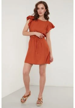 LELA Vestido Informal - Brick Red , Mujer 3 LELA Vestido Informal - Brick Red , Mujer -LELA Ventas 2024 af97a999ff1343848de4e5c23f5477b1