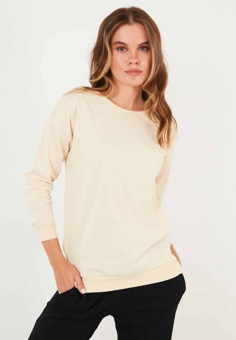 CREW NECK BASIC - Sudadera - stone colored LELA CREW NECK BASIC - Sudadera - Stone Colored , Mujer -LELA Ventas 2024 afeb4f16f5ce42c3bdaf2876e1ee0d56