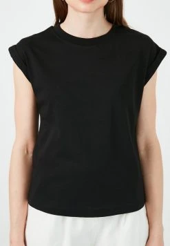LELA Camiseta Básica - Black, Mujer 4 LELA Camiseta Básica - Black, Mujer -LELA Ventas 2024 b10a44bcec4b4010a8a3792269a4ccf8