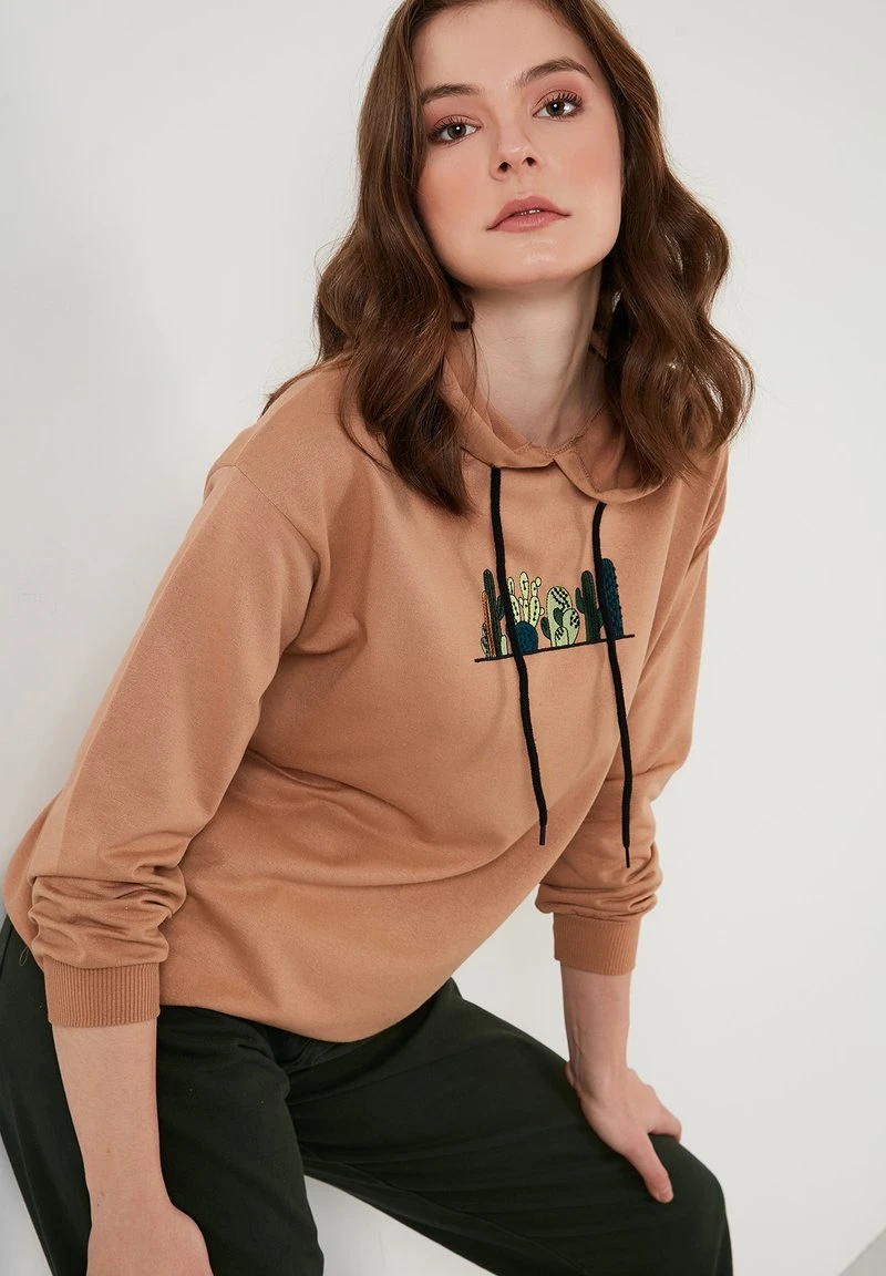 HOODED REGULAR FIT - Jersey con capucha - biscuit color LELA HOODED REGULAR FIT - Jersey Con Capucha - Biscuit Color, Mujer -LELA Ventas 2024 b10d65ff76c14e48b25eae06409885c2