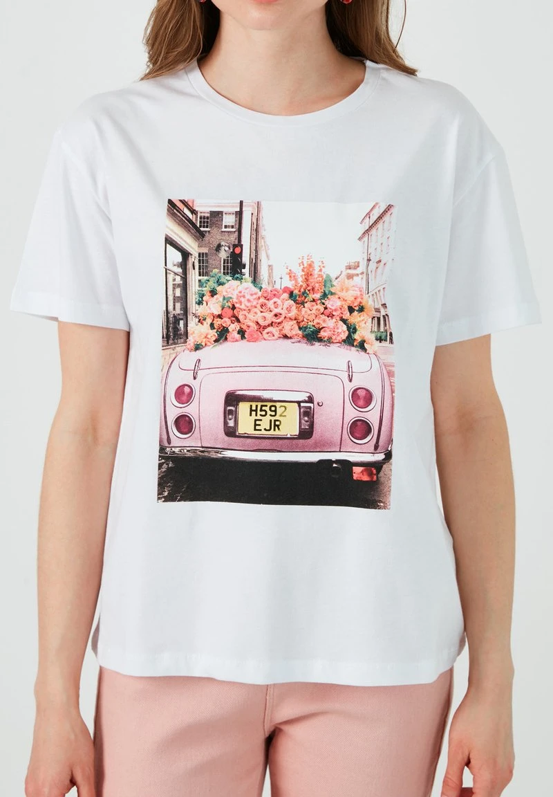 Camiseta estampada - white LELA Camiseta Estampada - White , Mujer -LELA Ventas 2024 b11c7db195ca4fa5b2a509af1ff22101