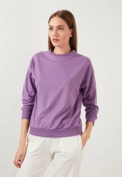 LELA SLIM FIT - Sudadera - Lilac , Mujer