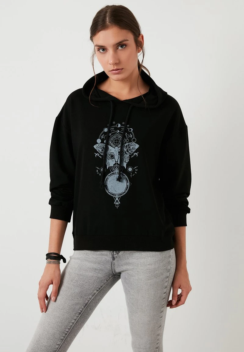 Jersey con capucha - black LELA Jersey Con Capucha - Black , Mujer -LELA Ventas 2024 b1536b0d9ba443f8a95c309bc41ad6e5