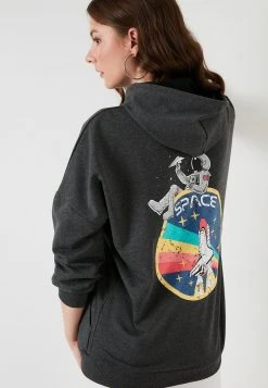 LELA Jersey Con Capucha - Anthracite , Mujer