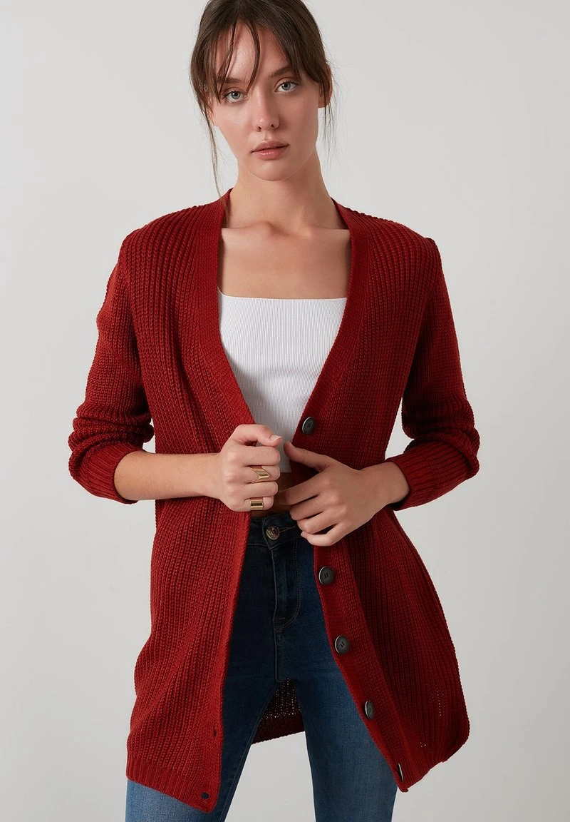 Chaqueta de punto - brick red LELA Chaqueta De Punto - Brick Red , Mujer -LELA Ventas 2024 b3e88df92b4d486ba82bdb6e3c9762e9