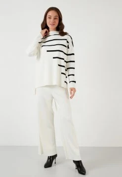 LELA SET - Jersey De Punto - Ecru, Mujer