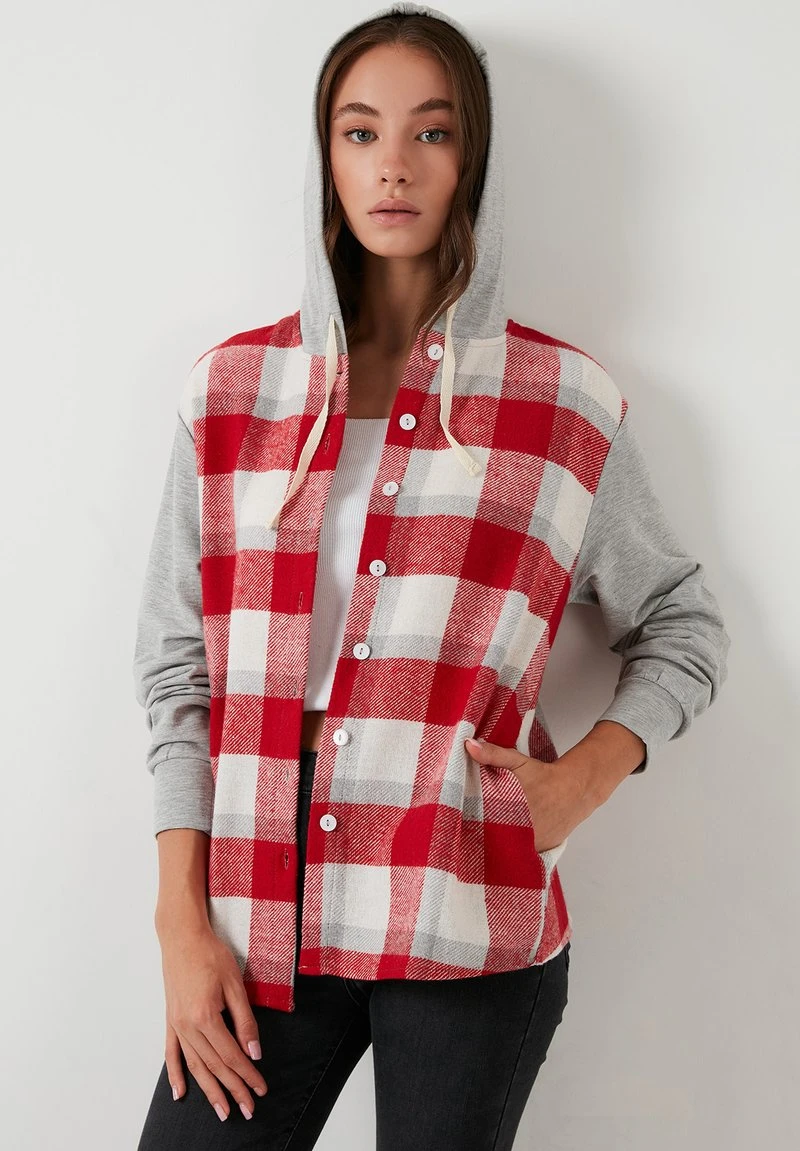 LELA Camisa - Red, Mujer 1 LELA Camisa - Red, Mujer