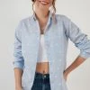 LELA Camisa - Blue , Mujer